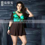 Balneaire Plus Size Women One Piece Swimwear,XXXXL thumbnail-2