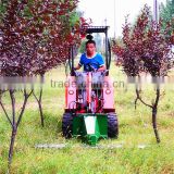 Mini garden tractor, TAIAN DY620 mini wheel loader with grass cutter for sale