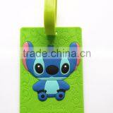 Wholesale Cartoon Shaped Animation Luggage Tag PVC