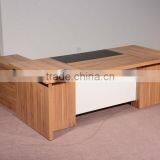 HC-M006 Walnut Color Modern Executive Wooden Office Desk