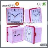 Funny Plastic Desktop Alarm Clock With Snooze and Light thumbnail-1