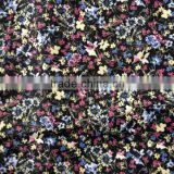 New Arrival 100% polyester small flower print fabric