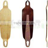 Blank Downhill Bamboo With Fiberglass Longboard Decks Wholesale thumbnail-1