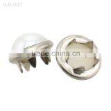 High Quality Pearl Prong Snap Button Brass-made for Apparel, Fashion Designs Customized