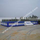 Human Football Pitch Large Size Custom-made Inflatable Soccer Picth for Football Bubble Games