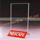 Clear Plastic Menu Holder