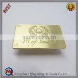 Custom Metal Brand Logo Bag Labels and Tags