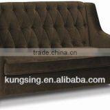 Brown Chesterfield Chaise Lounge