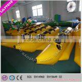 Best Quality For 4 Persons 0.9mm PVC Material Inflatable Banana Boat thumbnail-1