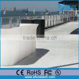 Battery Powered White Plastic Led Lounge Counter,outdoor Night Light Bar Counter