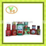 70G-4500G the best selling products made in china Canned tomato paste can food manufacturers