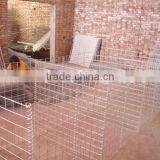 professional galfan welded rockfall protection netting/galvanized welded gabion wall