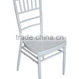 good quality aluminum Chiavari Tiffany Wedding Event Chair--white color,thickness 2.0 or 1.8mm alu,7 bars under seat