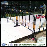 Folding Barrier,galvanized Steel Perimeter Fencing,construction Road Barrier thumbnail-2