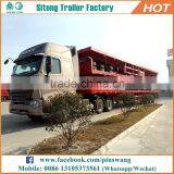 High Quality Customized Container Semi Trailer 20ft 40ft 3 Axle Flatbed Trailers for Sale thumbnail-3