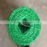 Barbed Iron Wire(PVC)(15 Years Factory)