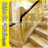 Interior Prefab Art Carving Handrail Aluminum Stair Handrail thumbnail-4