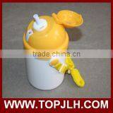 Kids School Sipper Straw Plastic Water Bottle With Custom Logo thumbnail-1