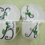 PORCELAIN TEA CUP AND SAUCER thumbnail-3
