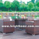 Aluminum High Quality UV-resistant PE Rattan BM-5155 Leisure Outdoor Chair and Table Set thumbnail-1