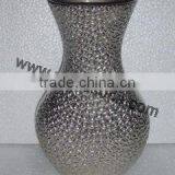 Decorative Metal Vase Hand Made | METAL FLOWER VASE IN HAMMERED thumbnail-6