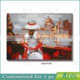 Custom Beautiful Lady Figure Oil Painting thumbnail-2