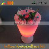 Plastic Party Events Club Bar Used Illuminated LED Ice Bucket cooler