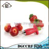 NBRSC Over 10 Years Experience Fruit and Vegetable Plastic Strawberry Corer Kitchen Tool Strawberry Huller Kitchen Fruit Tool thumbnail-2