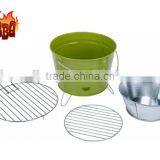 BBQ Bucket Charcoal Grill / Indoor or Outdoor Charcoal Bbq Grill Bucket thumbnail-5