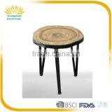 High Quality Oak Cheap Small Black Round Home Goods Modern Wood Coffee Table thumbnail-2
