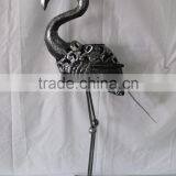 Metal Pink Flamingo Garden Ornaments Home Decoration Handmade Craft From Waste Material thumbnail-5