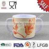 Leaf Two Cup Ear Cup Melamine thumbnail-1