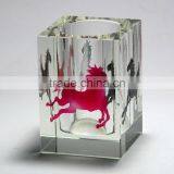 JINGYAGE Crystal Pen Holder for Office Desktop Gifts Souvenirs thumbnail-3