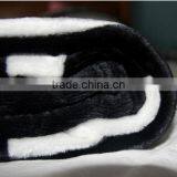 HOT Brand Black Throw Flannel Fleece Blanket 150x200cm With Luxury Brand Logo Shawl Nap Travel Blankets Couverture Polaire Manta thumbnail-2