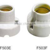 Edison Screw Shell Type of Ceramic Porcelain Lamp Holder / Lamp Socket E27 E27 thumbnail-3