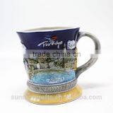 Wholesale Custom High Quality Turkey Kemer Souvenir Ceramic Cup for Sale thumbnail-4