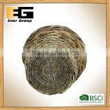 Eco-Friendly Rattan Round Shape Garden Planter Flower Pots thumbnail-4