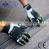 NMSAFETY industrial gloves high impact protective gloves hand gloves for bikes