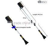High Quality Telescopic Handle Snow Brush With Ice Scraper Automobile Brush and Glass Cleaner and Comfortable EVA Handle thumbnail-2