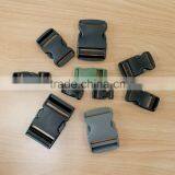 Black White Color Plastic POM Side Release Buckle for Bag Webbing thumbnail-2