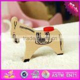 2016 New Design Baby Wooden Donkey Toy, Top Fashion Kids Wooden Donkey Toy, Educational Children Wooden Donkey Toy W01B028 thumbnail-6
