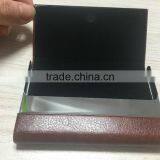 PU Leather&Metal Name Cards Holder Credit Cards Holder Stainless Steel Material Card Holder thumbnail-3