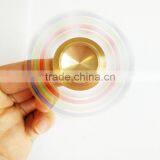 Hot Sale Hexagonal Hand Spinner Brass Fidget Toy Metal EDC Finger Spinner Stress Luminous thumbnail-4