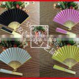 Popular Double Sides Paper Bamboo Hand Fan thumbnail-1
