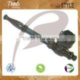Ebony Wood Smooth & Oily Surface Smoking Pipe by Petals Concept thumbnail-1