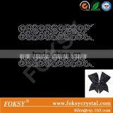 Customized Cheer Bow Strip Pattern Bling Design Rhinestone Iron on Transfer Designs thumbnail-1