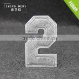 Chenille Number Embroidered Label and Embroidery Patch for Clothing thumbnail-2