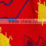 Boho Red Embroidered Cotton Long Balloon Sleeve Maxi Dress Hand Mexican Embroidered Dress Long Dress Chiffon New Style HSD5844 thumbnail-6