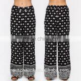 2017 Summer Lady Custom Animal Print Light Weight Pants Hotsale thumbnail-6