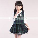 Girls Check Dress School Uniform Manufacturer Guangzhou China thumbnail-2